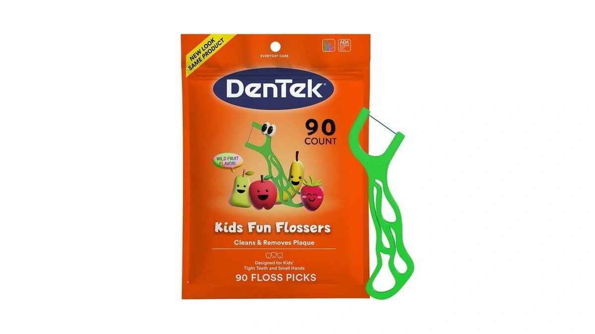 Dentek Fun Flossers β Kids Floss Picks With Wild Fruit