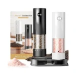 Electric Salt And Pepper Grinder Set - Rechargeable Automatic Salt