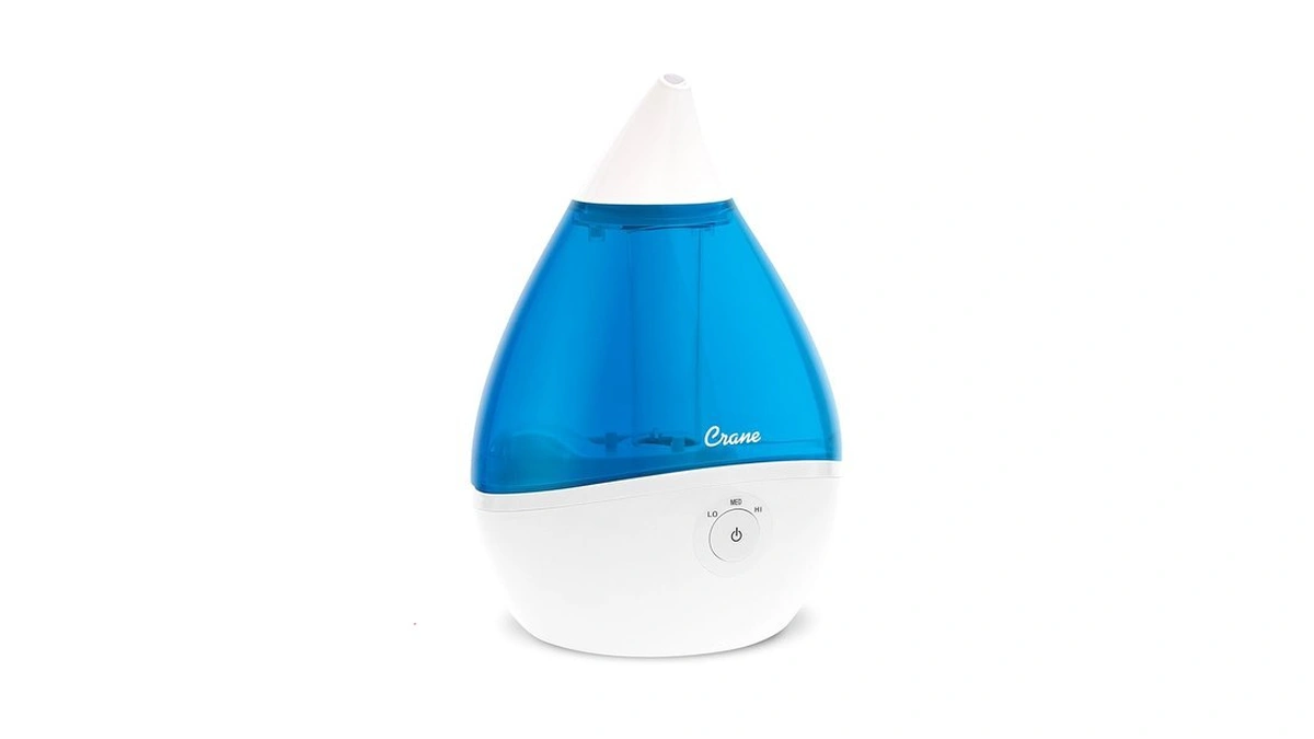 Crane Droplet Ultrasonic Small Air Humidifiers For Bedroom And Office,