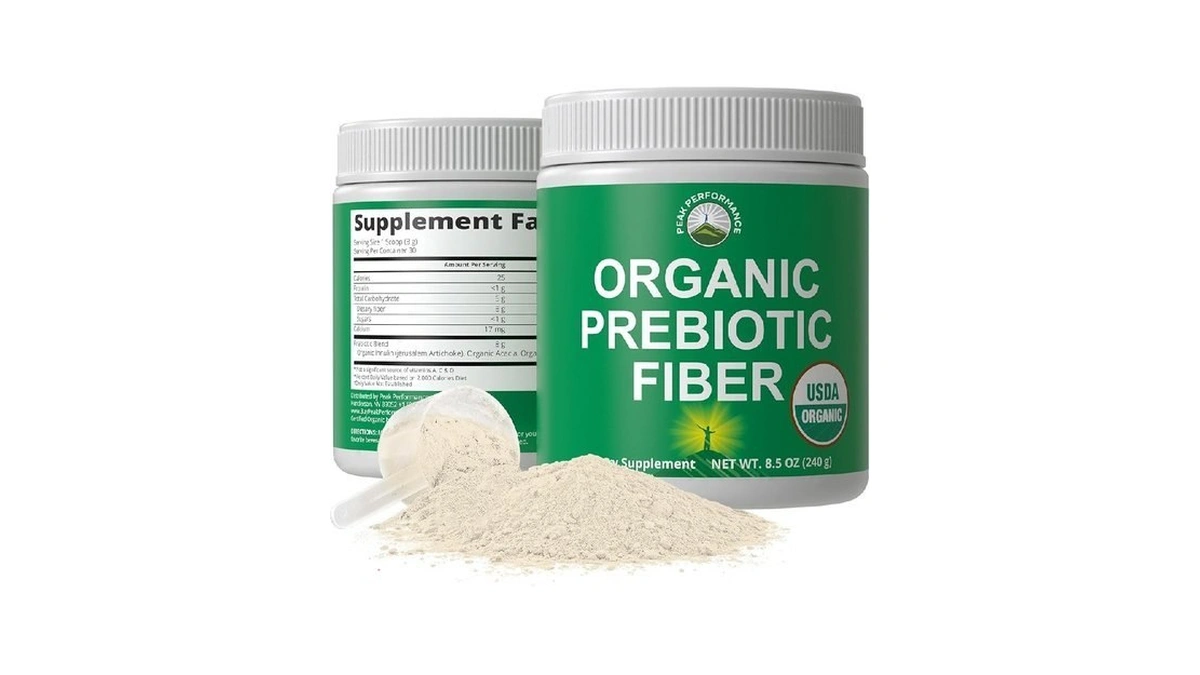 Usda Organic Prebiotic Fiber 3-in-1 Vegan Powder For Gut Health