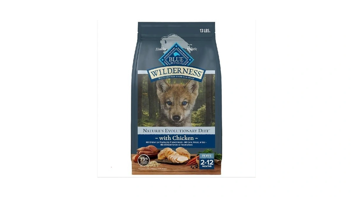 Blue Buffalo Wilderness Puppy High Protein Dry Dog Food With