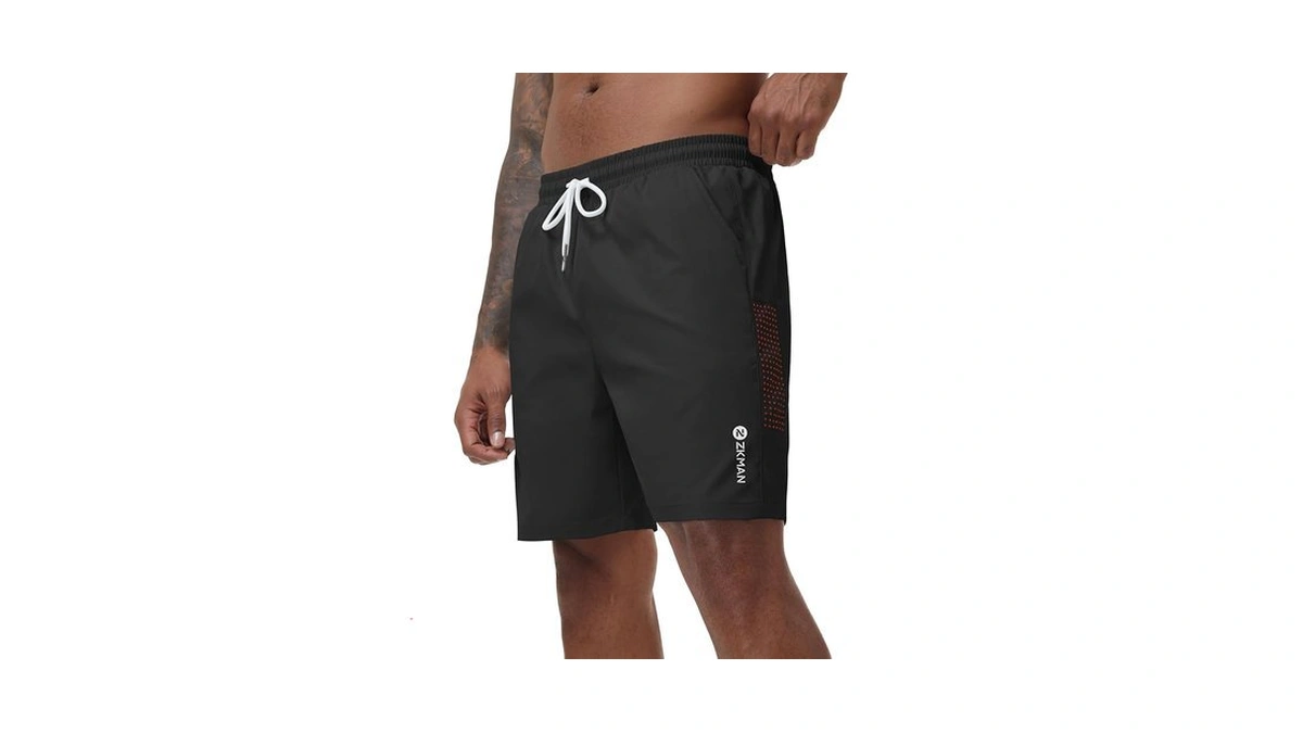 Zkman Men's 7" Buttery‑soft Smooth Athletic Shorts, Lightweight Breathable Quick