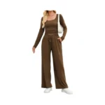 Zaful Women's 2 Piece Fall Outfits Set - Long Sleeve