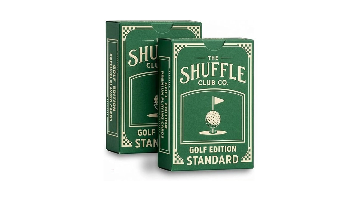 Shuffle Club Co Golf Playing Cards (2-pack) – Hand-illustrated Vintage