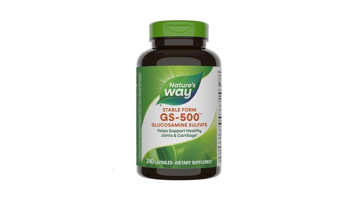 Nature's Way Gs-500 Glucosamine Sulfate, Stable Form, Helps Support Healthy