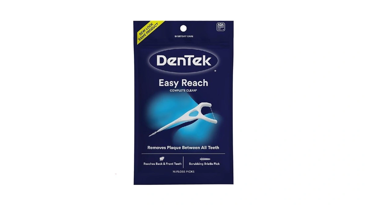 Dentek Complete Clean Floss Picks | Removes Food & Plaque