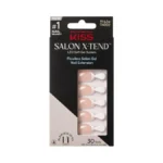 Kiss Salon X-tend, Press-on Nails, Nail Glue Included, 'nonsense', Light