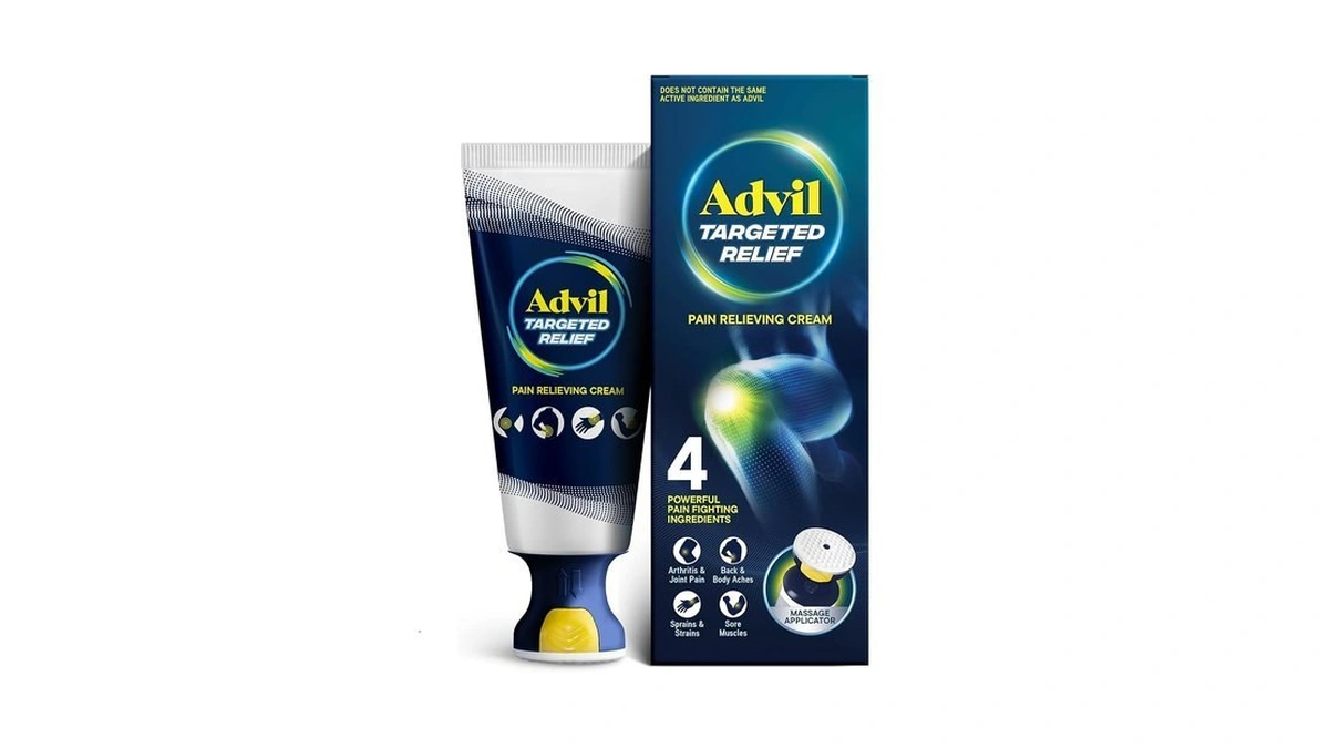 Advil Targeted Relief Pain Relieving Cream With Massage Applicator, Up