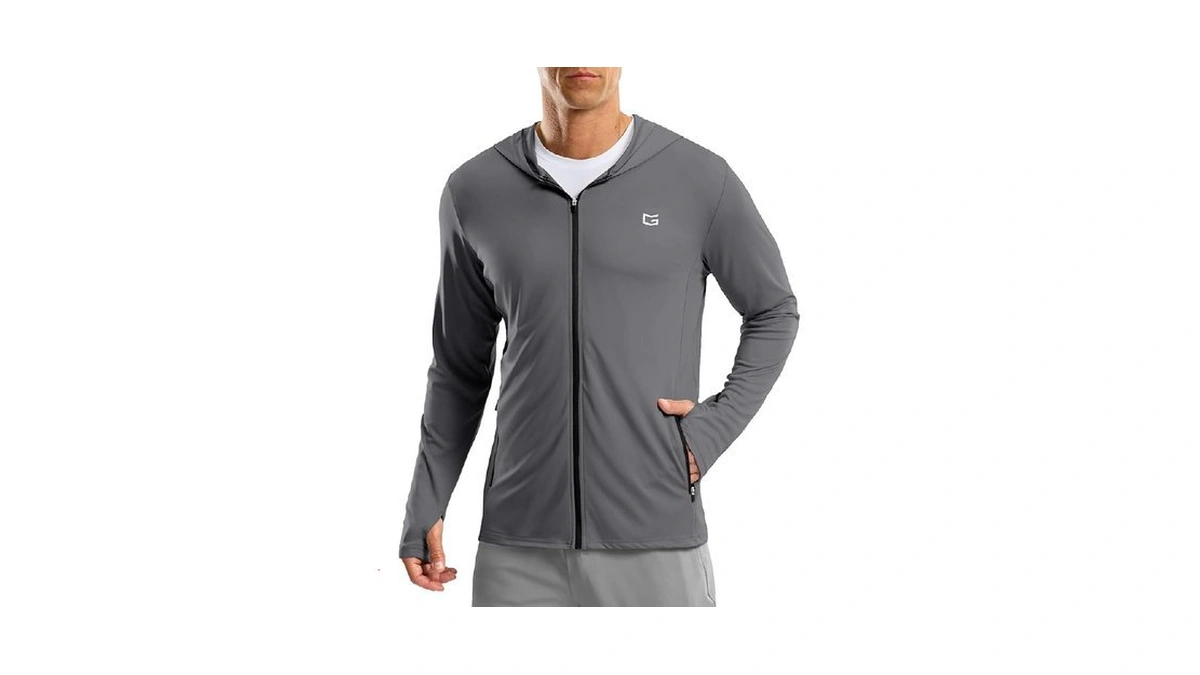 G Gradual Men's Upf 50+ Sun Protection Hoodie Jacket Lightweight