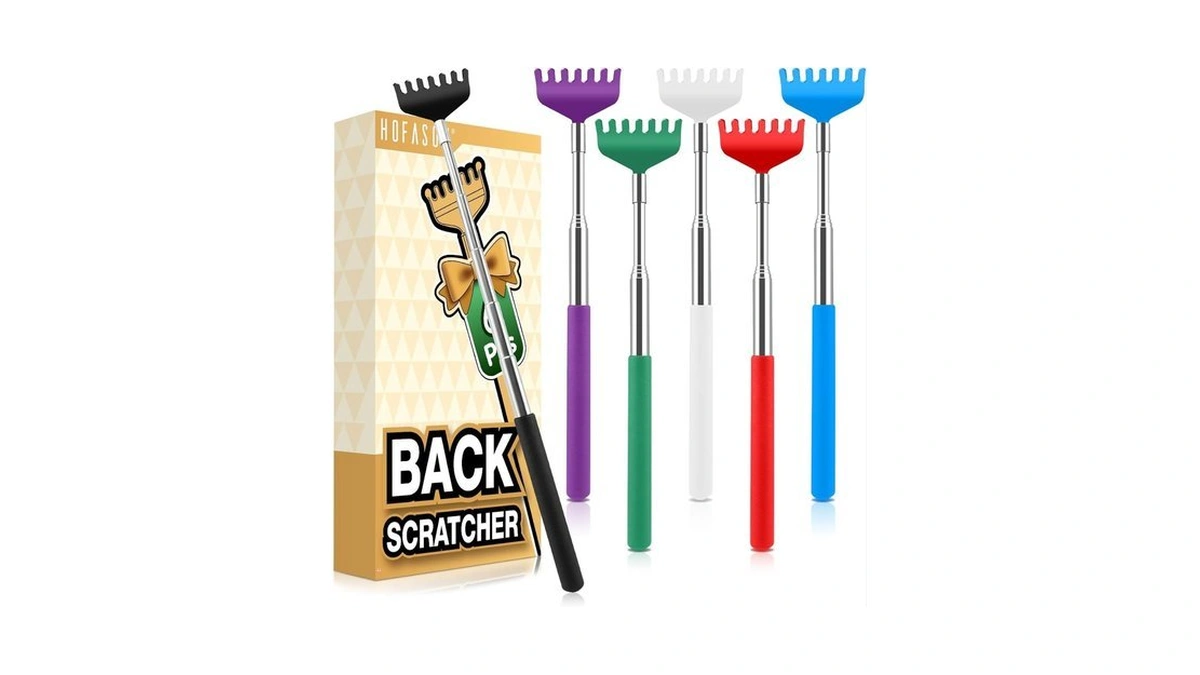 Hofason 6 Pack Back Scratcher, Fathers Day Dad Gifts Basket