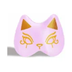 Cute Silk Sleep Mask Cat Eye Mask For Sleeping Embroidered
