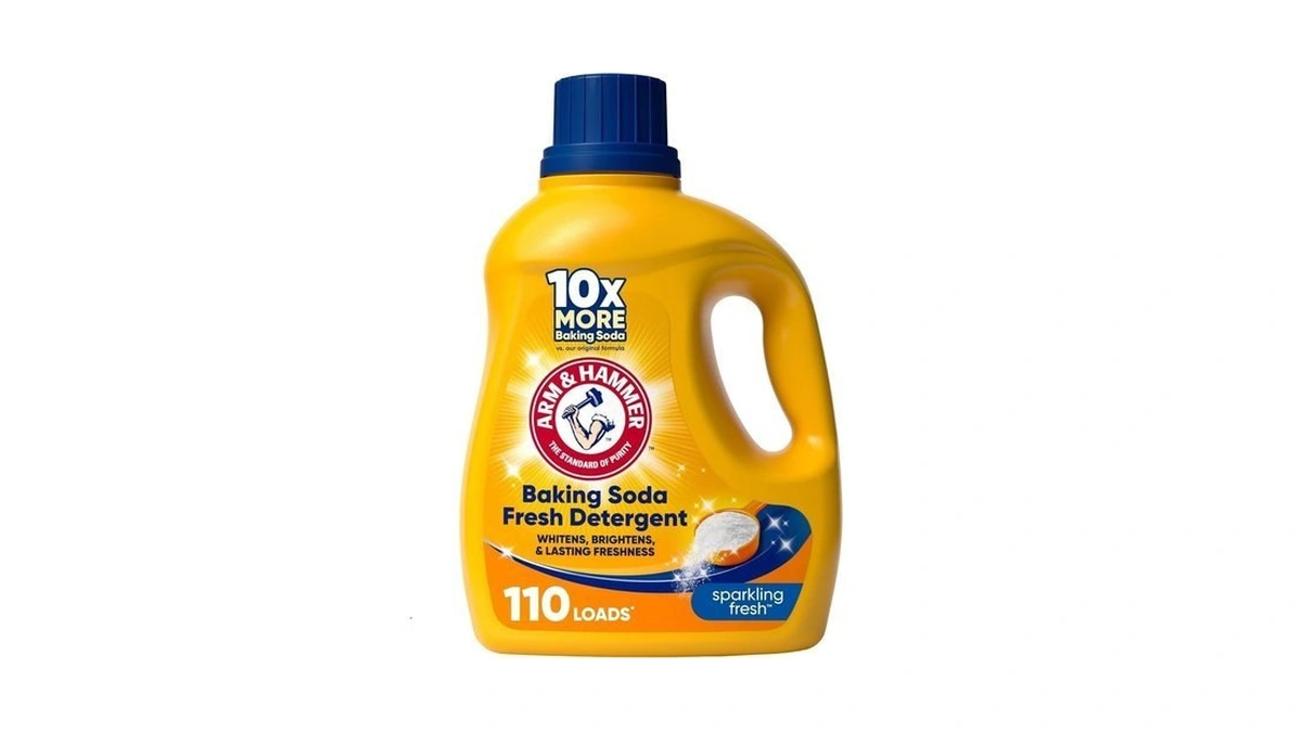 Arm & Hammer Baking Soda Fresh Liquid Laundry Detergent, Sparkling