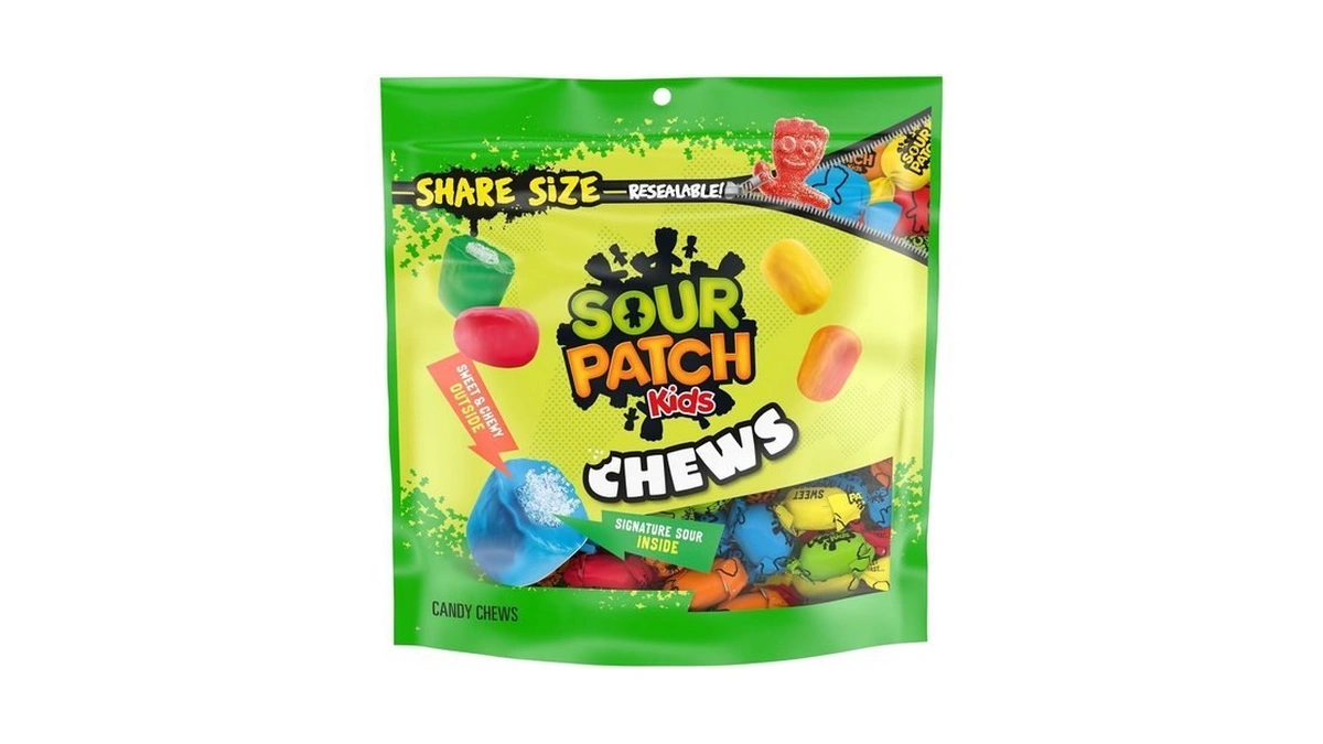 Sour Patch Kids Chews Soft & Chewy Candy, Share Size,