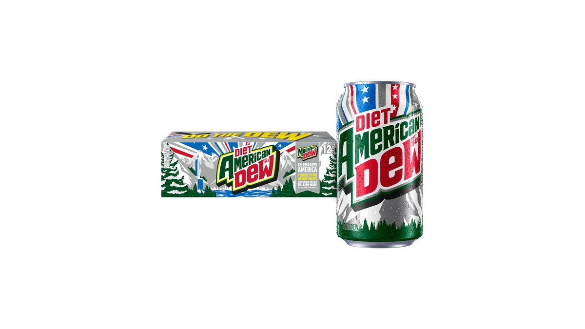 Diet Mountain Dew Soda, 12 Fl Oz Cans (pack Of