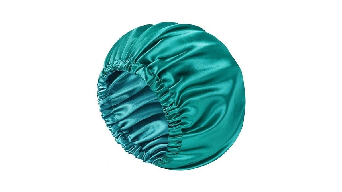 Doitory Bonnet For Sleeping Women & Men, Double Layer Silk