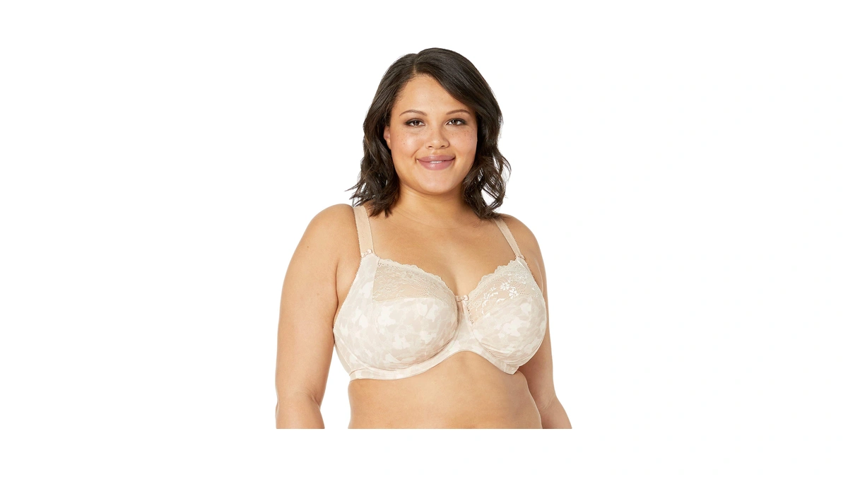 Elomi Women's Plus Size Morgan Banded Underwire Stretch Lace Bra,