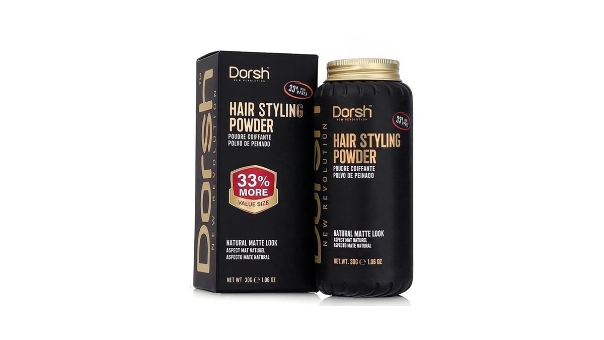 Dorsh Hair Styling Powder For Men Volumizing Powder, Effortless Volume