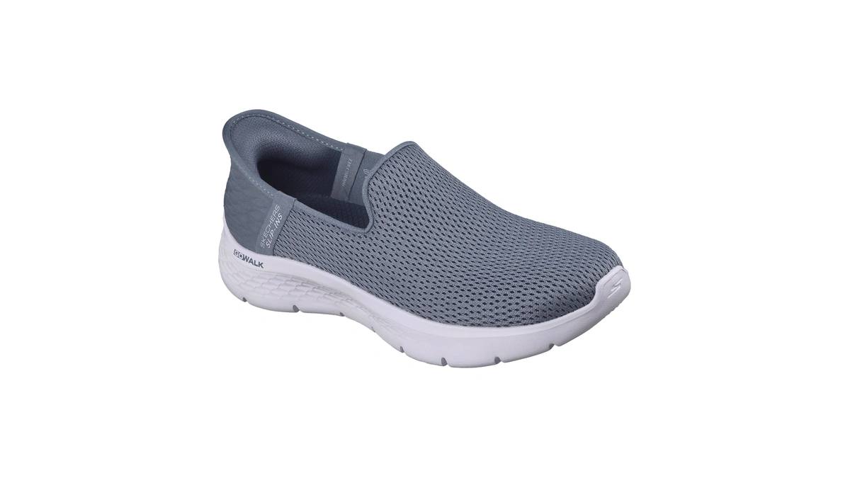 Skechers Women's Hands Free Slip-ins Go Walk Flex-relish Sneaker, Blue,