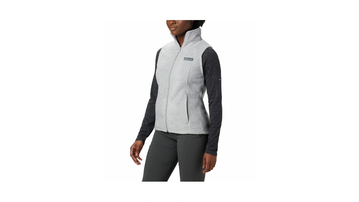 Columbia Women's Benton Springs Vest, Cirrus Grey Heather, Xx-large