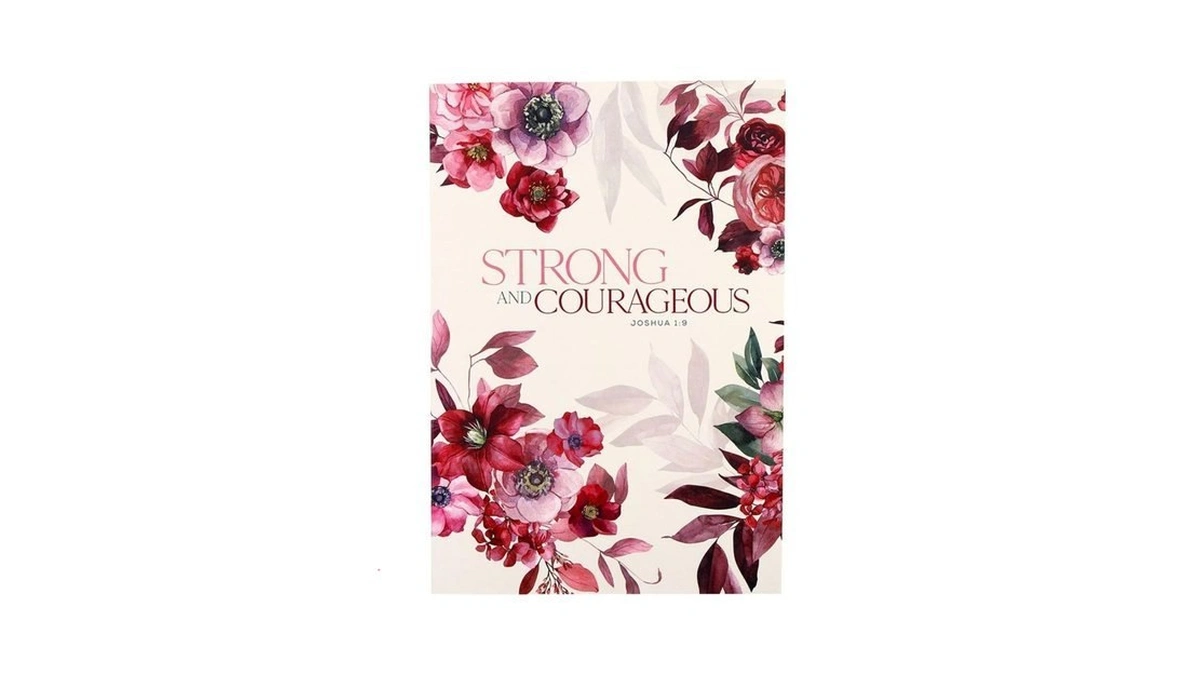 Faithworks Women's Floral Hardcover Journal With Lined Pages, 6" X