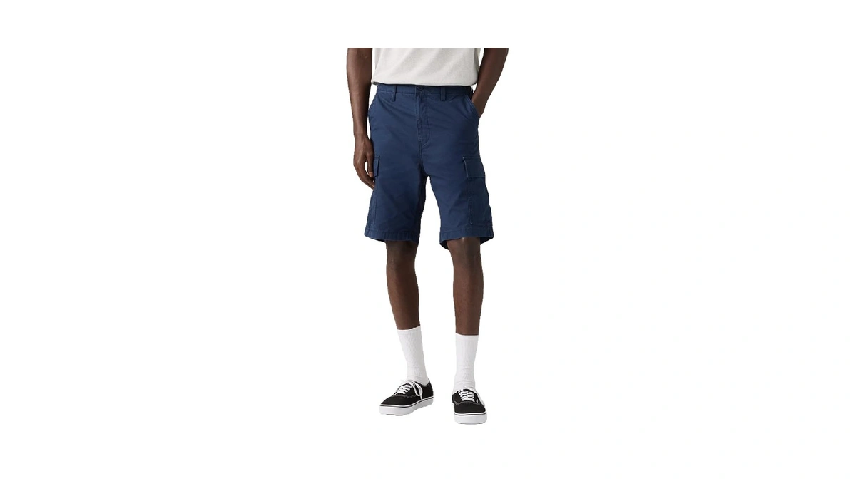 Levi's Men's Carrier Cargo Shorts, (new) Dress Blues (non-stretch), 40