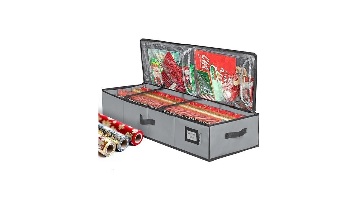 Holdn’ Storage Premium Wrapping Paper Storage Container - Durable 600d