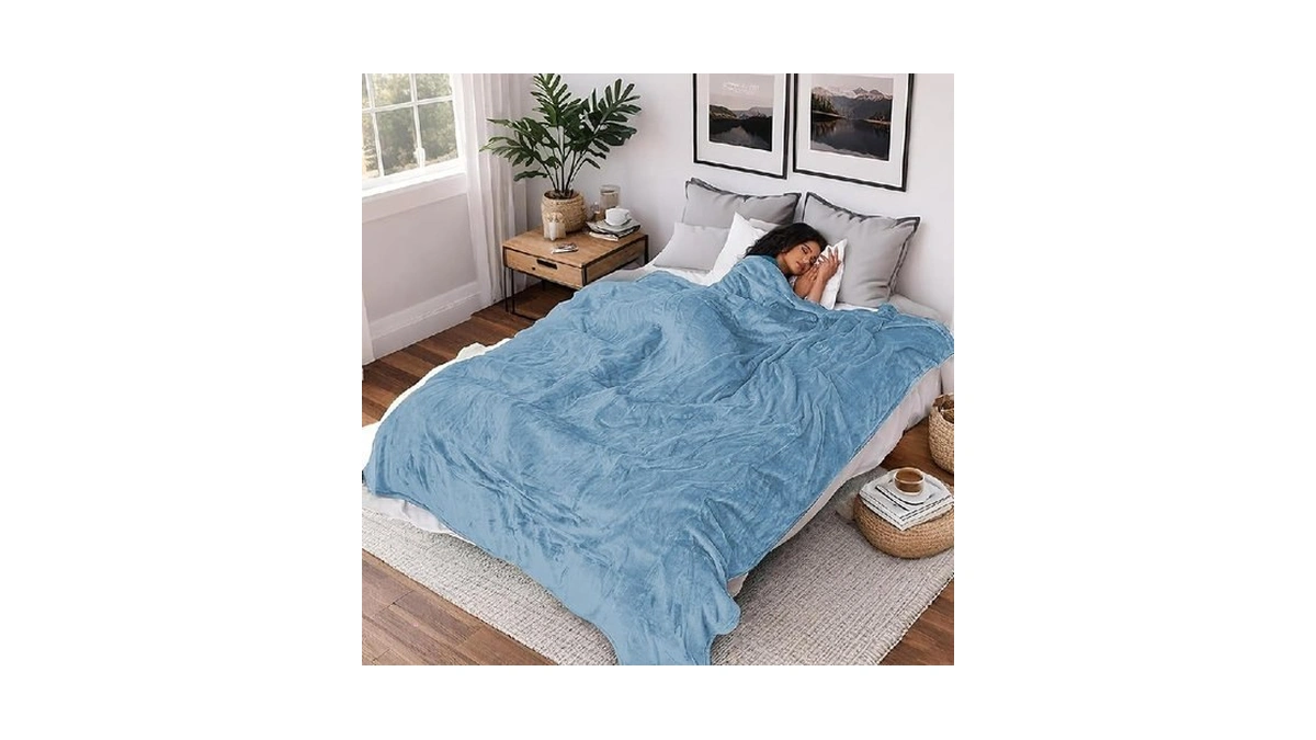 Minervada Heated Blanket Electric Blanket Throw Size 50''x60'', 6 Heating