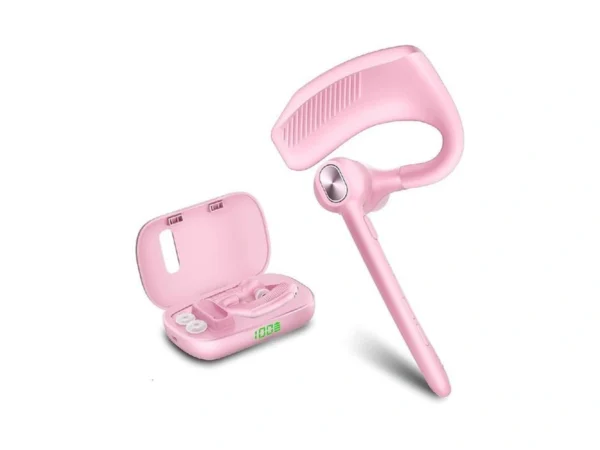 Bluetooth Headset Wireless Earpiece Microphone 180h Playtime 1000mah Wireless Charging