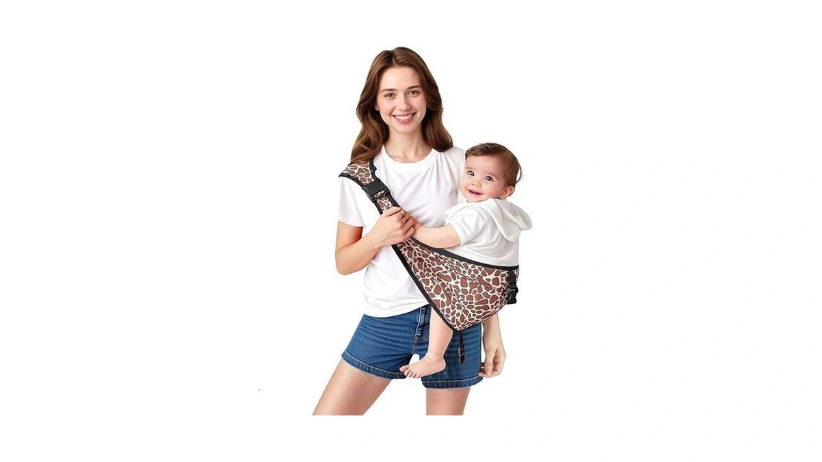 Baby Sling Carrier With Hip Seat - Adjustable & Safety