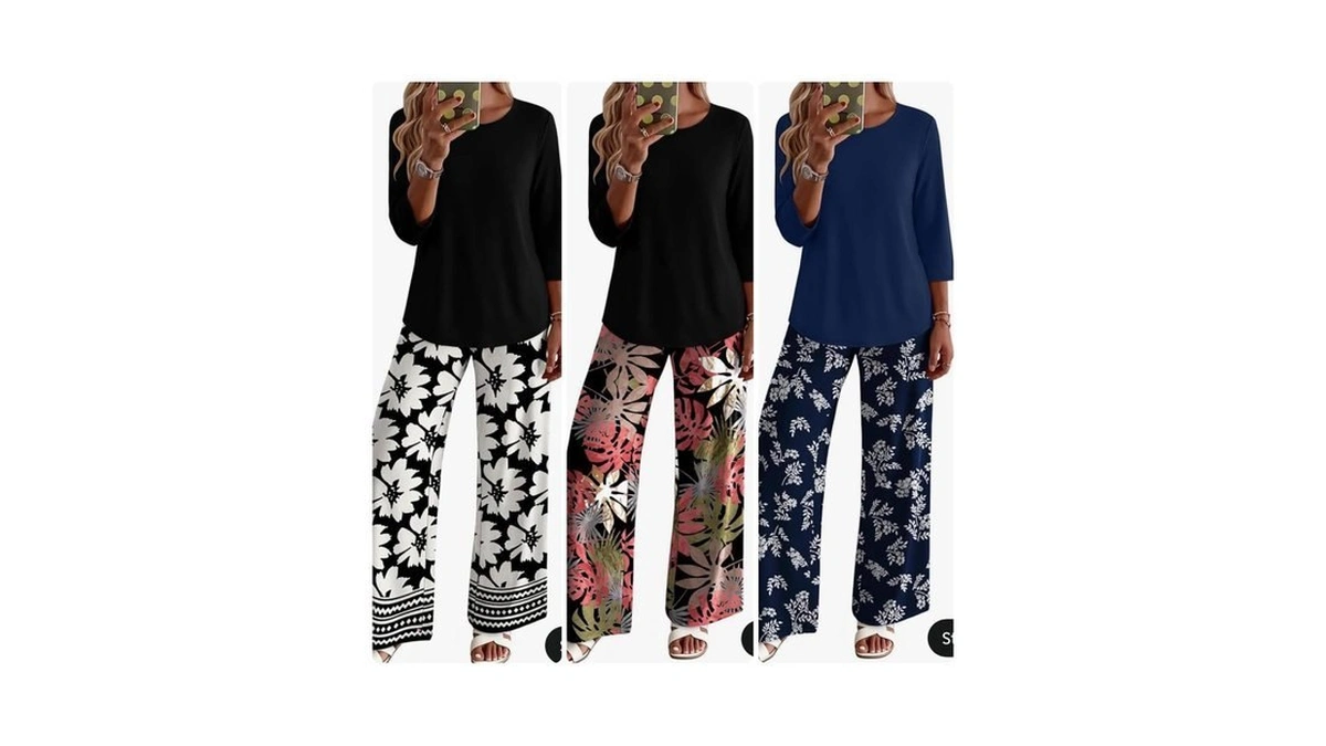 Wiholl Lounge Sets For Women 2 Piece Matching Clothing Summer