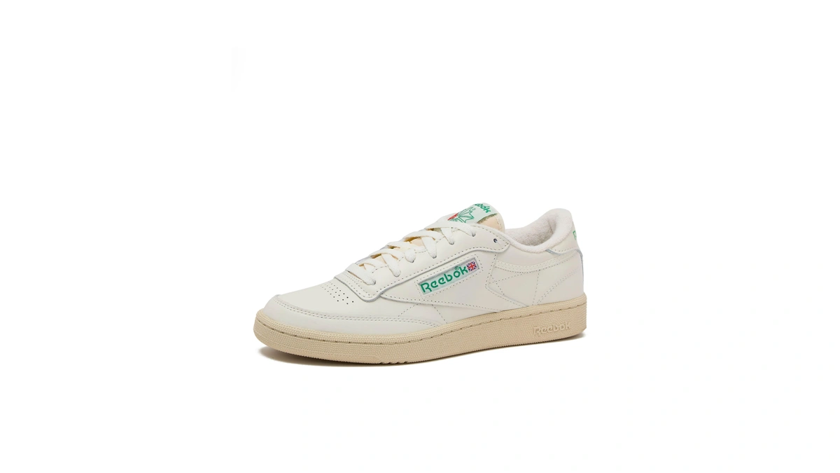 Reebok Club C Vintage Tennis Sneakers For Men, Casual White