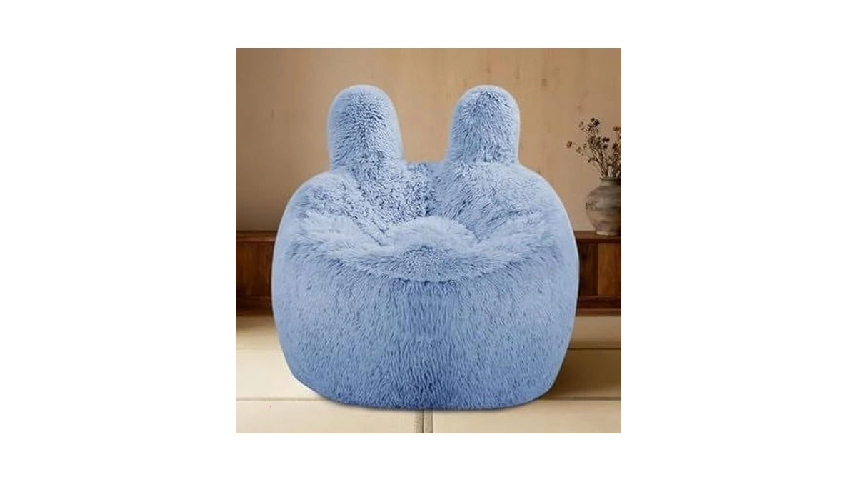 Aodenge Fluffy Bean Bag Chair For Kids, With Soft Plush