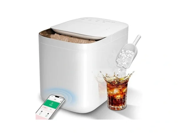 Smart Countertop Ice Makers, Deeper Self-cleaning In 30-minute, 33lbs/24h, 6