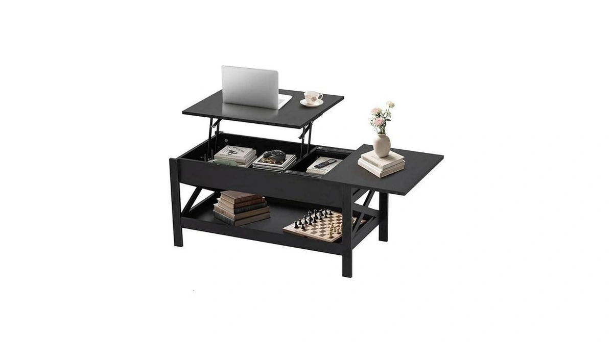 Vendricasa Lift Top Coffee Table With Storage, Small Coffee Table