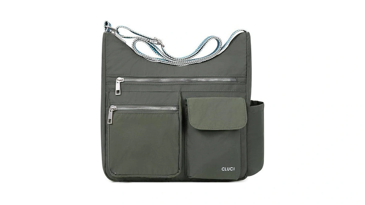 Cluci Travel Purses For Women, Waterproof Nylon Crossbody Bags For