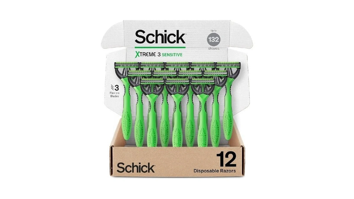 Schick Xtreme 3 Original Sensitive Disposable Razors For Men |