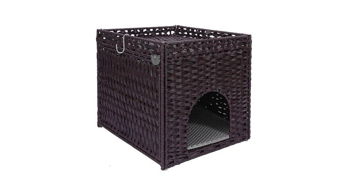 Neti Neti Cat Litter Box Enclosure Furniture, A Calm Enclosed