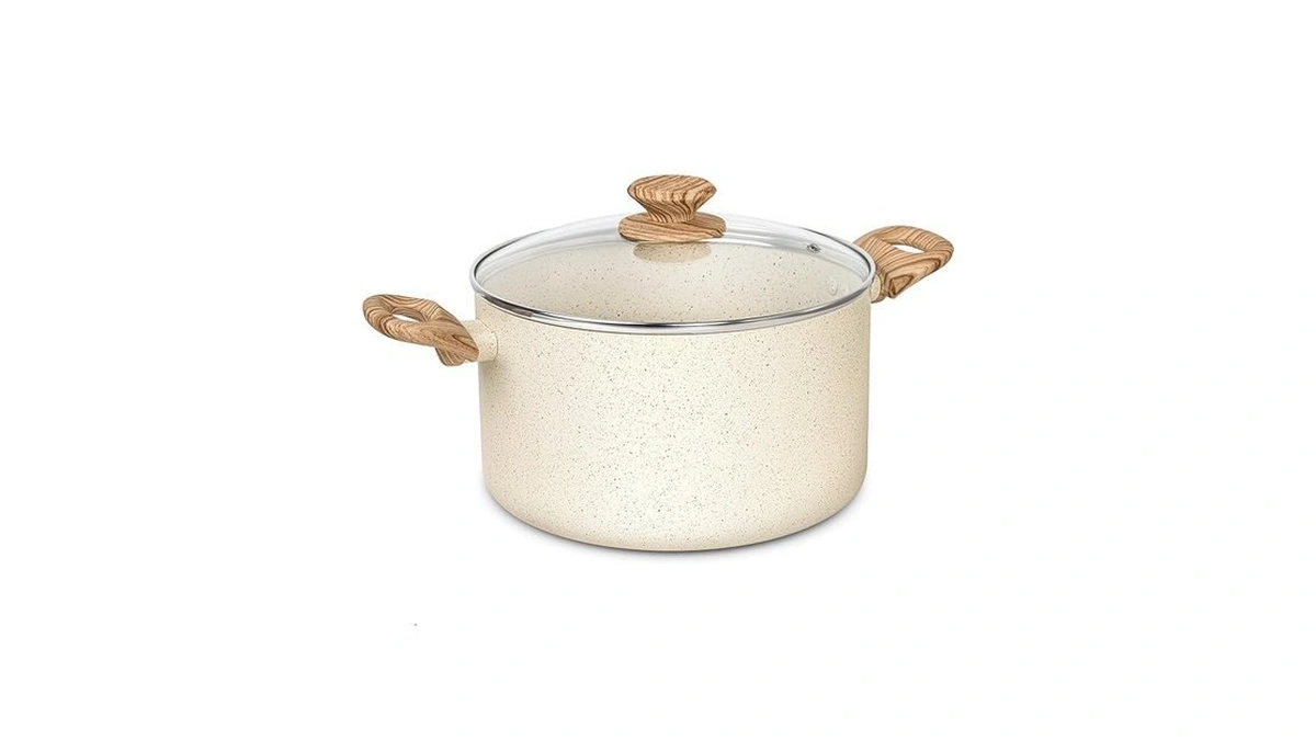 Michelangelo Nonstick Cooking Pot - 6 Quart Soup Pot With