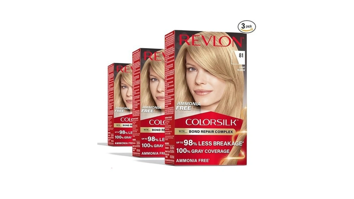 Revlon Colorsilk With Bond Repair Complex, Blonde Permanent Hair Color,