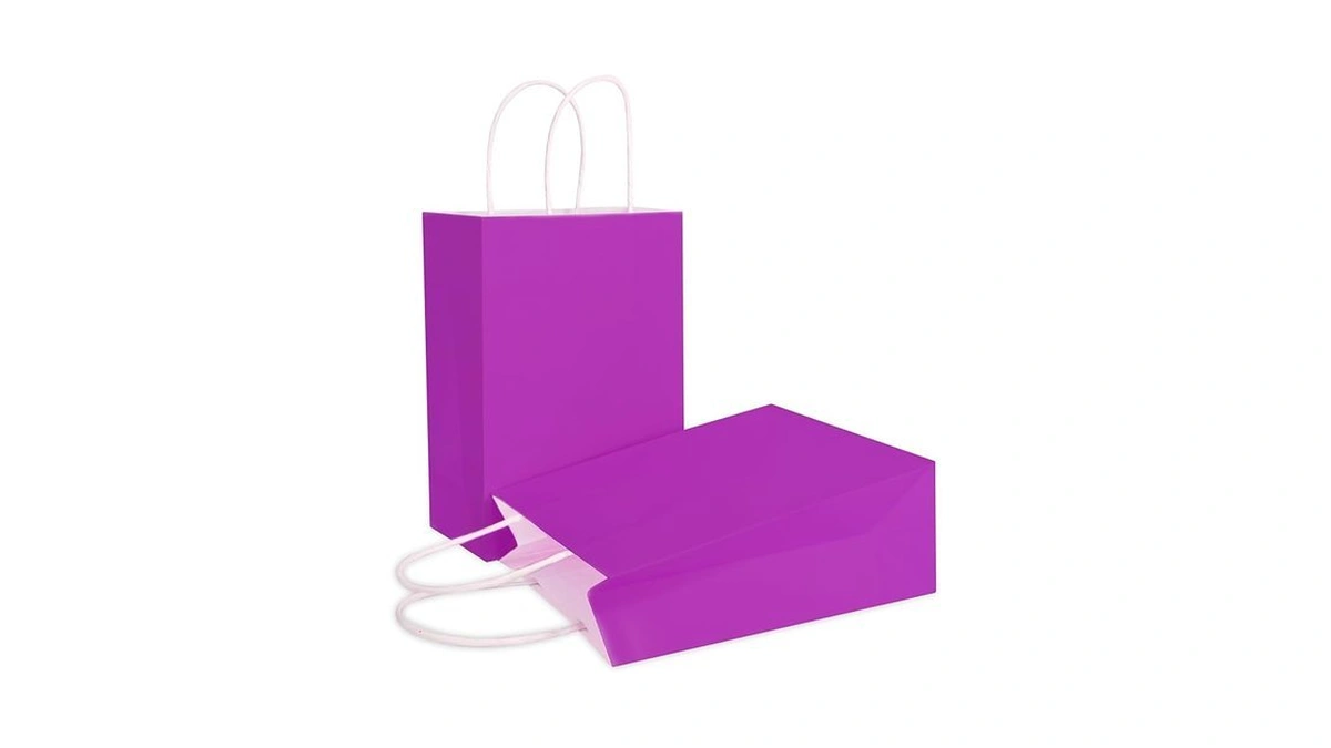 Yadian 10 Pieces Kraft Paper Party Favor Gift Bags With