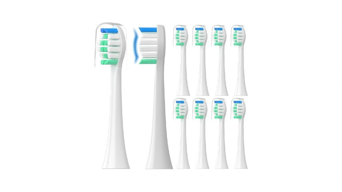 Replacement Toothbrush Heads Compatible With Philips Sonicare：10 Pack Soft Replacement
