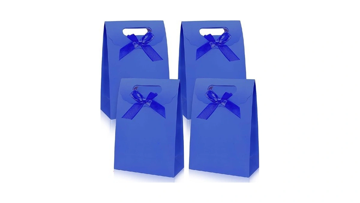 Patdefie Gift Bags 4pcs Medium Size 7×4×10 Inch Gift Bags