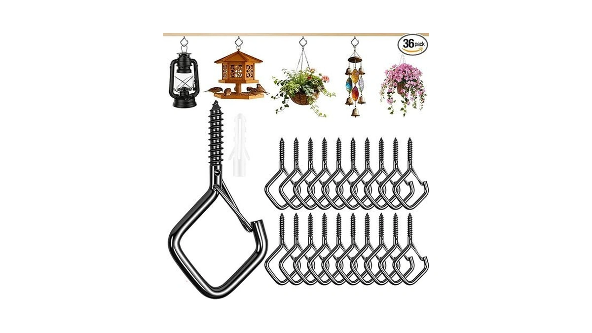 Uiyicil Heavy Duty Eye Screw Hooks For Hanging, Ceiling Hooks