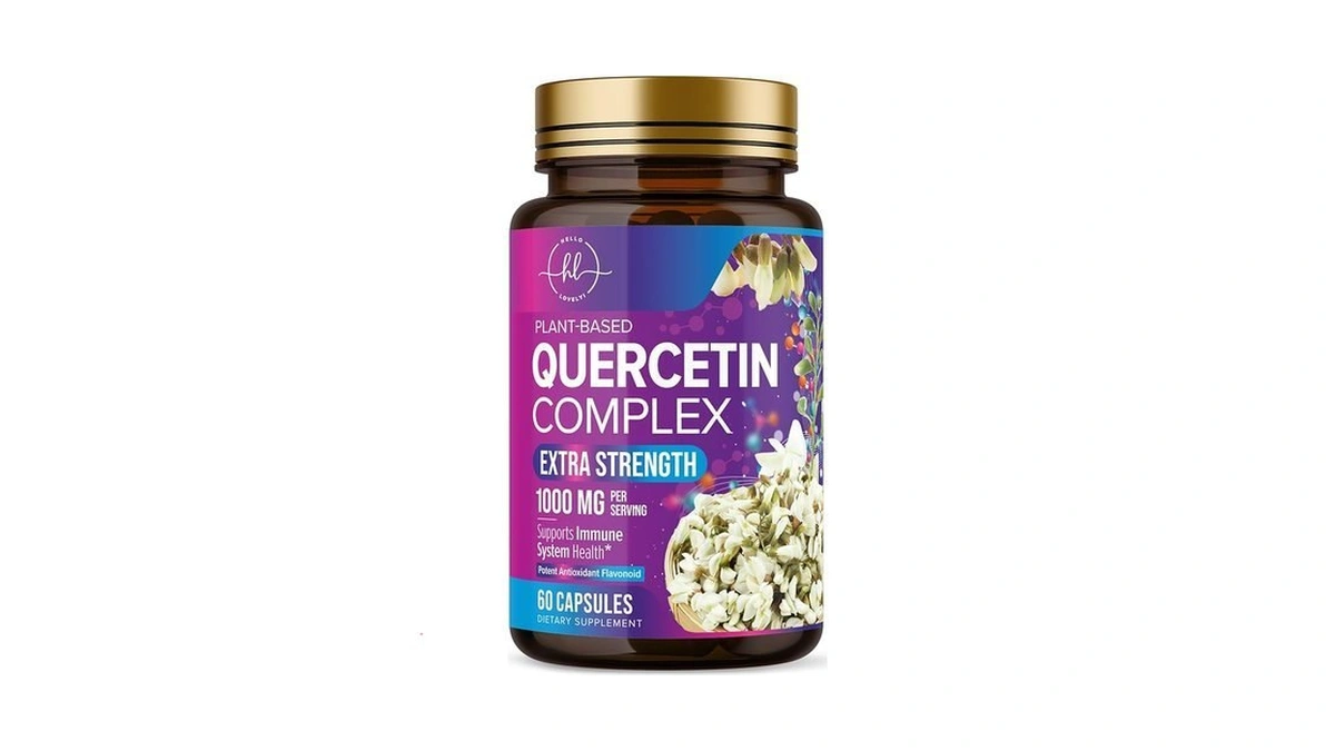 Quercetin Dihydrate 1000mg Per Serving - Premium Plant-based Bioflavonoids -