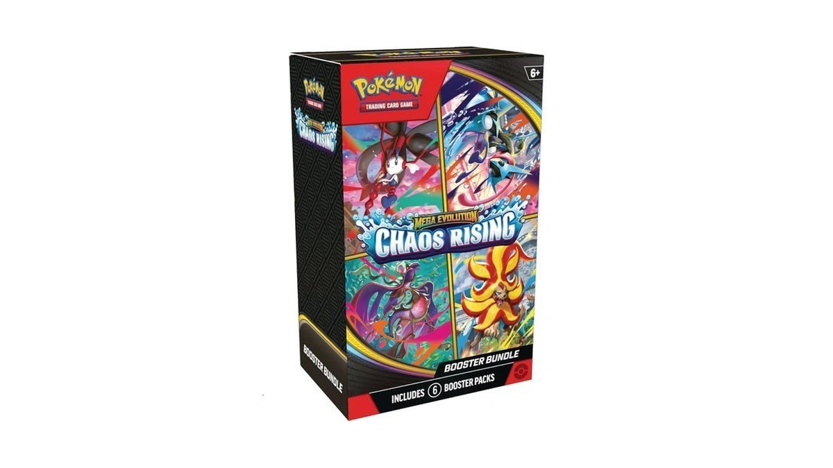 Pokémon Tcg: Mega Evolution—chaos Rising Booster Bundle