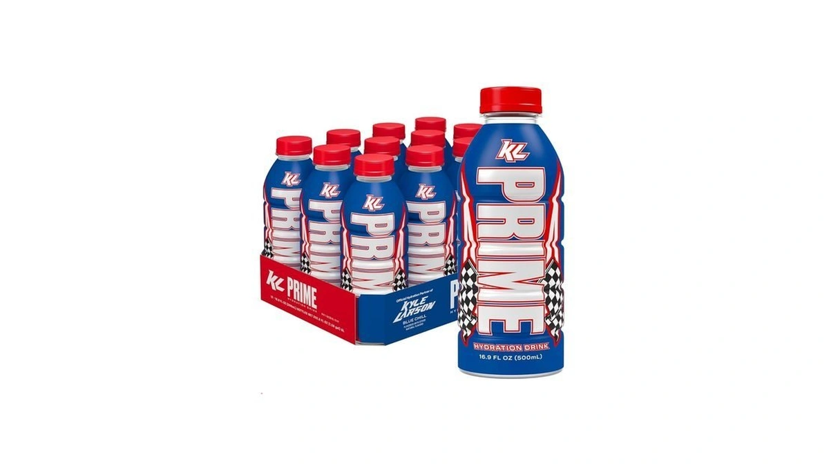 Prime Hydration Kyle Larson, Sports Drinks, Electrolyte Enhanced For Replenishing