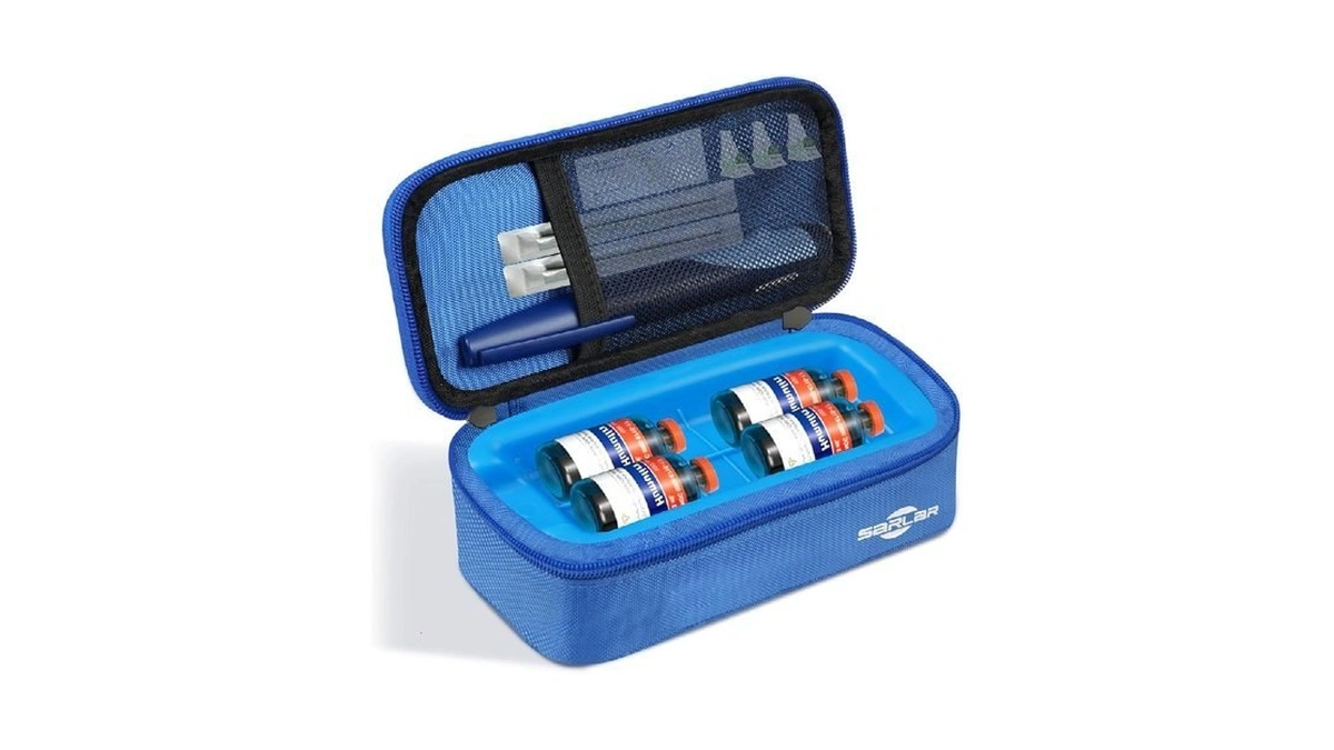 Sarlar Insulin Vial Cooler Travel Case, Tsa Approved Diabetic Supplies