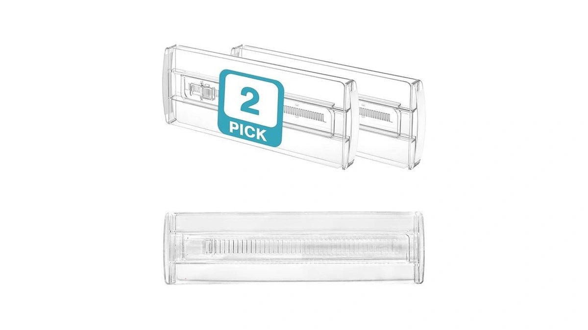 Biytyc 3-pack Clear Drawer Organizer, Adjustable & Expandable Drawer Divider