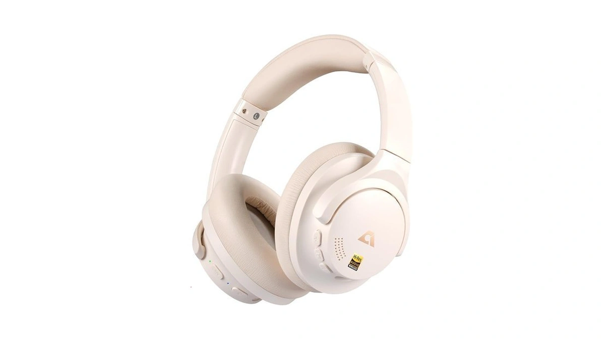 1mii Y8+ Hybrid Active Noise Cancelling Headphones, 100h Playtime, Bluetooth