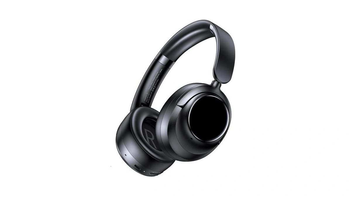 Active Noise Cancelling Headphones,120h Playtime Bluetooth 6.0 Over Ear Headphones